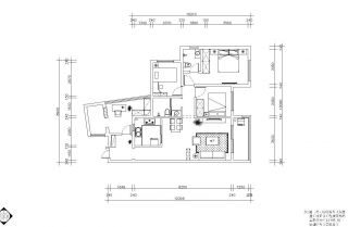 130平米两室两厅户型图装修效果图2023