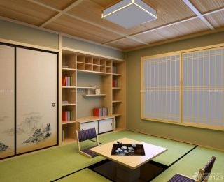 最新90平米日式房屋室内木质吊顶装修效果图片