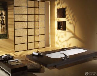 90平米日式小浴室装修效果图