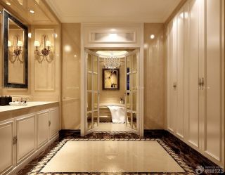 现代欧式风格150平方独栋别墅浴室装修图片大全2023图片