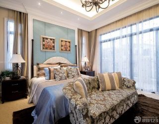最新欧式风格家装90平米小户型卧室装修效果图大全