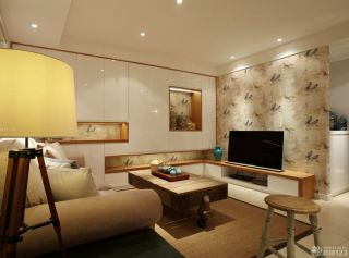 日式家装风格60平米一居室装修效果图欣赏