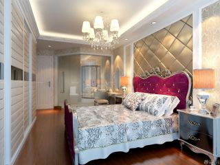 80~90平方小户型欧式床卧室装修效果图欣赏