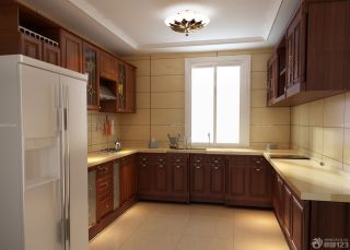 70平米两室一厅小厨房橱柜设计装饰效果图