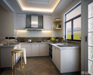 最新70平米两室一厅小厨房厨房橱柜装修装饰效果图片