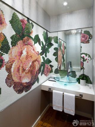 房子室内卫生间墙面装修设计效果图片