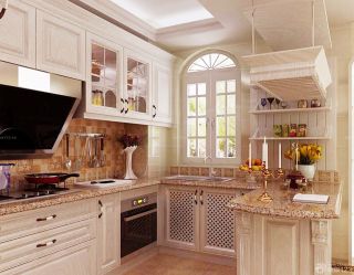  小美式风格70平米小户型厨房装修效果图欣赏