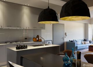 最新70平米小户型厨房吧台装修效果图欣赏