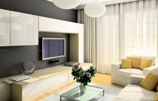 最新现代简约房子组合电视柜装修设计图片大全
