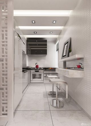 70平米小户型装修样板间厨房吧台设计