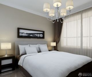 最新90平米楼房小型卧室装修效果图欣赏
