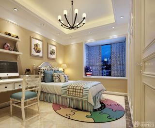 最新家装90平米楼房儿童卧室装修效果图