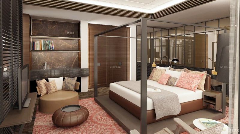 新古典风格80平米卧室2室一厅装修效果图欣赏