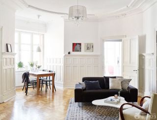 北欧风格70平米小户型客厅设计图 