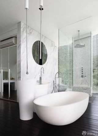 简单房屋北欧风格浴室装修效果图
