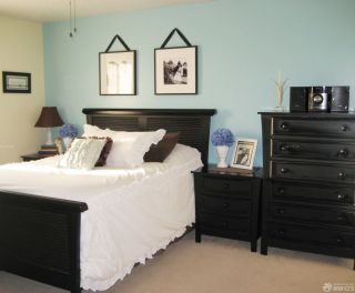 美式90平米小三房小型卧室装修效果图欣赏