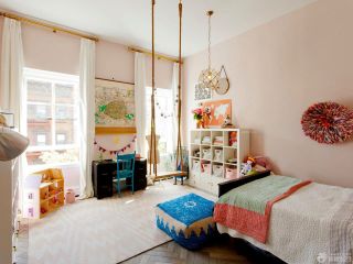 简单房屋儿童房间的设计装修效果图欣赏