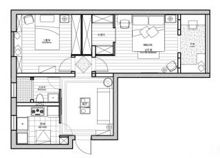 2023最新90平米三室一厅房屋平面图设计