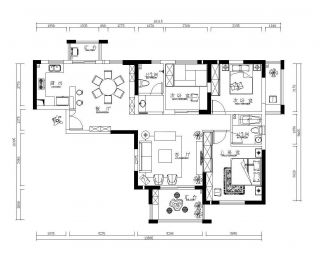 2023最新90平方米别墅室内设计图纸大全