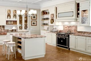 2023家庭室内开放式厨房设计装潢效果图片大全