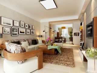 2023室内客厅木质沙发装修效果图片大全
