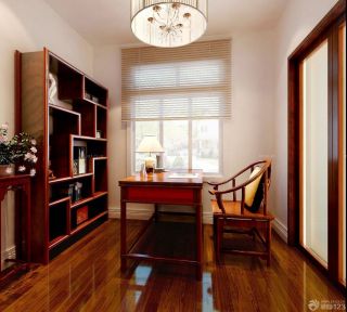 最新家庭中式书房室内装修效果图欣赏