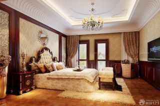 经典欧式新古典家具双人床装修效果图片大全2023