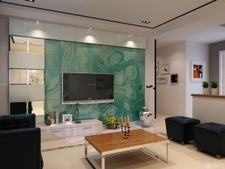 时尚欧式室内微晶石瓷砖背景墙装修图片效果图欣赏