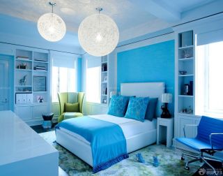 2023最新简约地中海风格四房卧室装修图片