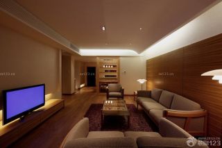最新现代简约室内家装客厅装修设计图片