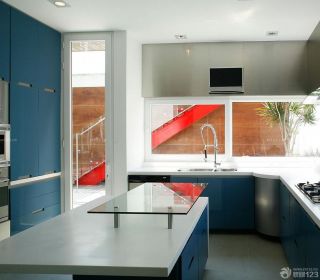 最新90平米别墅厨房装修设计效果图片