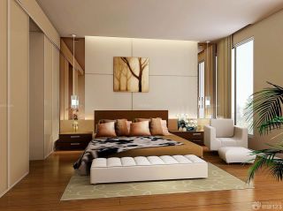 现代欧式风格两室一厅卧室装修设计效果图