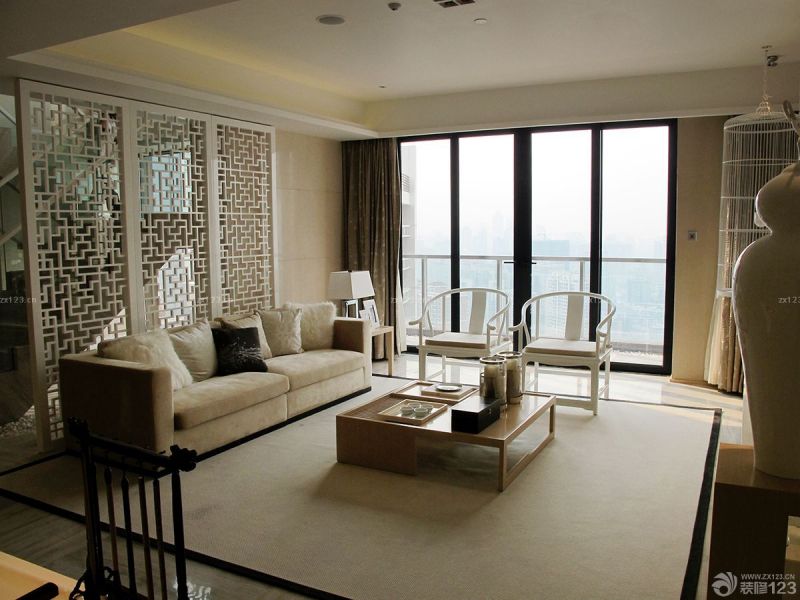 2025别墅家装欧式客厅家具设计效果图片