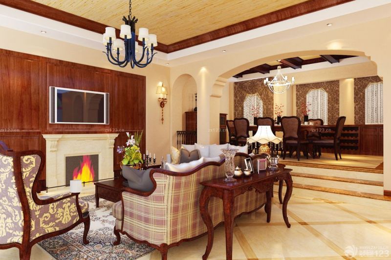 2025错层住宅壁灯装修效果图片