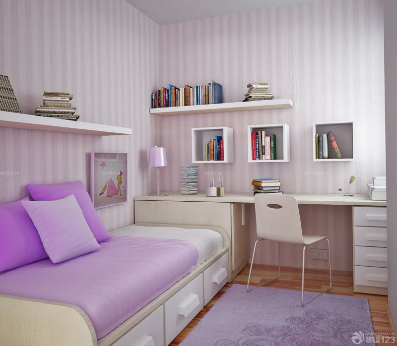 90平方三室一厅书房沙发床装修效果图欣赏