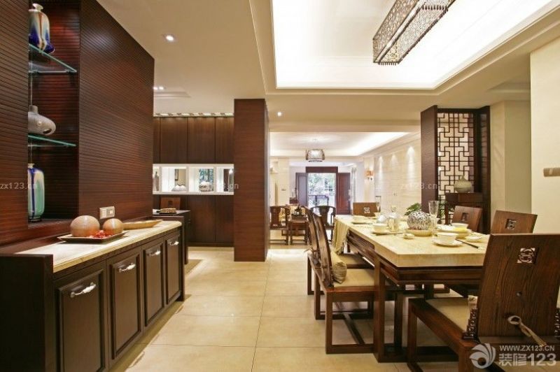 2025新古典装修餐厅设计效果图案例