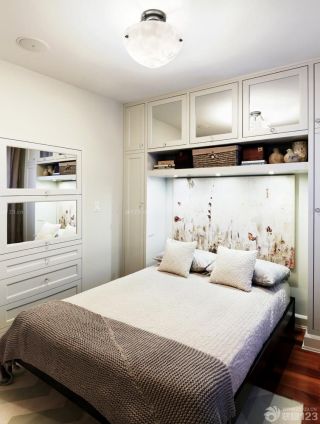 简约90平米3居室房屋小型卧室装修图片