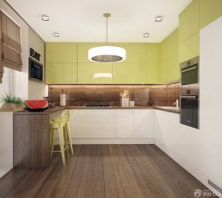 最新90平米房屋敞开式厨房装修效果图大全