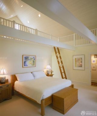 2023小户型loft中式卧室床头背景墙装修图片欣赏