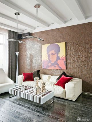 最新简约复式公寓镜面瓷砖装修效果图欣赏2023