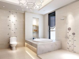 最新欧式高端别墅卫生间浴室装修图片
