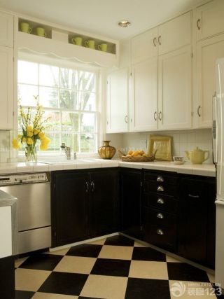 最新美式家装90小户型厨房窗户装修样板房欣赏