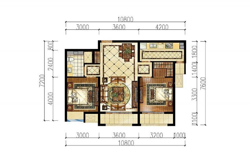 2023高档90平米别墅户型图大全