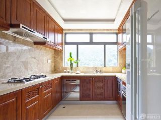 2023小户型开放式厨房橱柜颜色装修效果图片大全