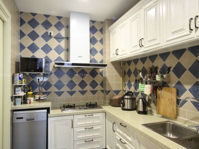 华侨城天鹅堡-160㎡-美式风效果图