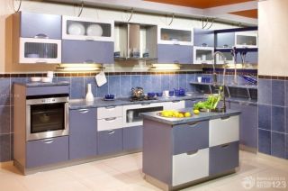 厨房橱柜颜色装修效果图片欣赏