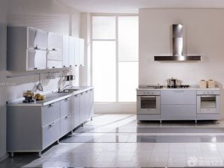 最新简约时尚风格家居开放式厨房装修设计图片