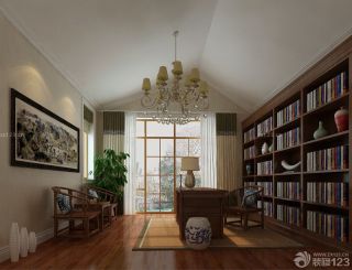 新古典别墅书房家具装修案例大全欣赏2023