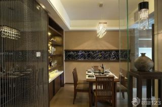 140平米中式家庭餐厅装修效果图欣赏