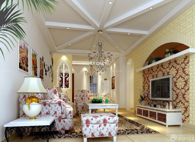 2025现代小户型室内装修设计沙发凳效果图欣赏